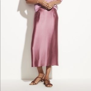 Vince Satin Slip Skirt, NWOT